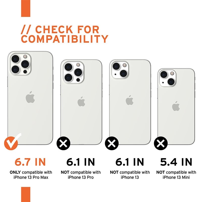 UAG iPhone 13 Pro Max (6.7) Glass Screen Shield - 810070367077