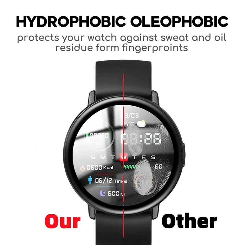Xiaomi Mibro Lite Smart Watch 3D Gel Scratch Resistant Screen Protector – Pack of 2