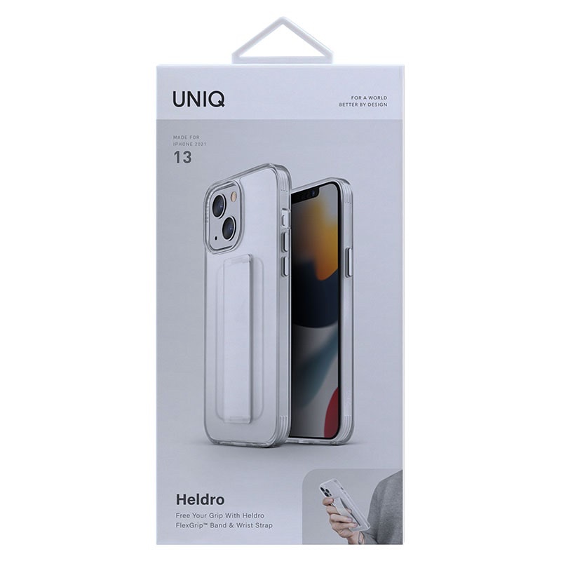 UNIQ HYBRID iPhone 13 Heldro Phone Case - Lucent (Clear)