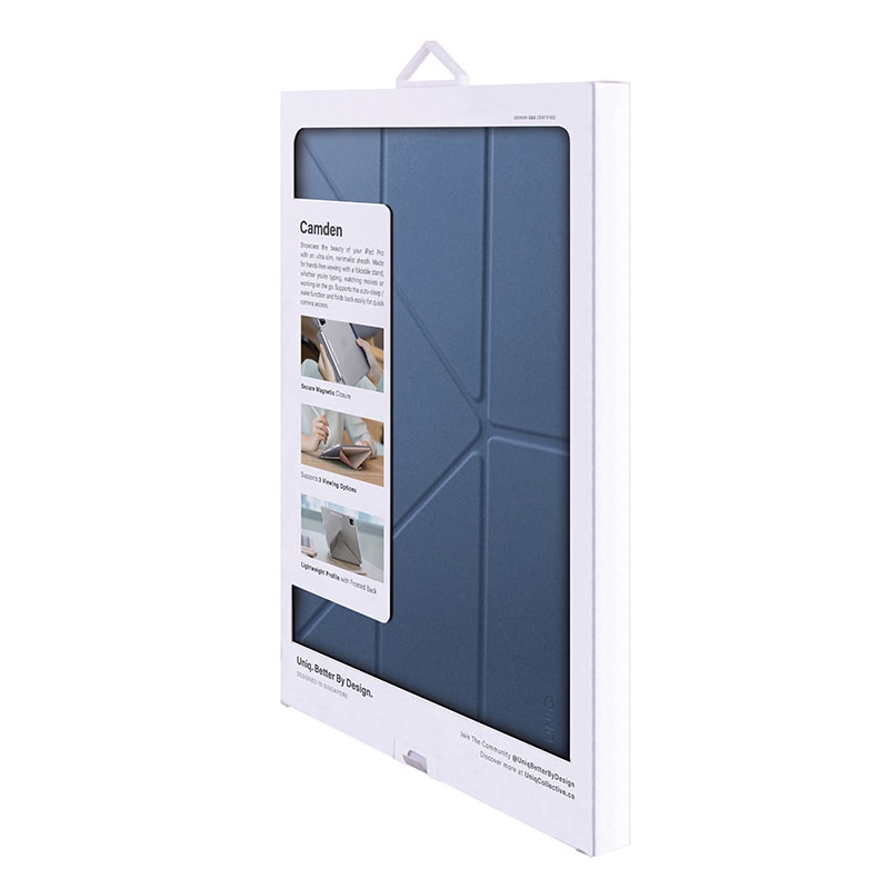UNIQ CAMDEN iPad Pro 11? (2021/2020) / iPad Air 4 10.9? (2020) Antimicrobial Case - Indigo Blue
