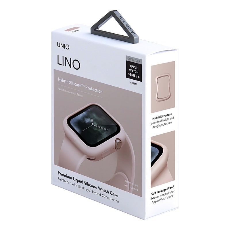 UNIQ LINO Watch Case for Apple Watch Series 1-8 & SE/SE2 (40MM) - Blush (Pink)