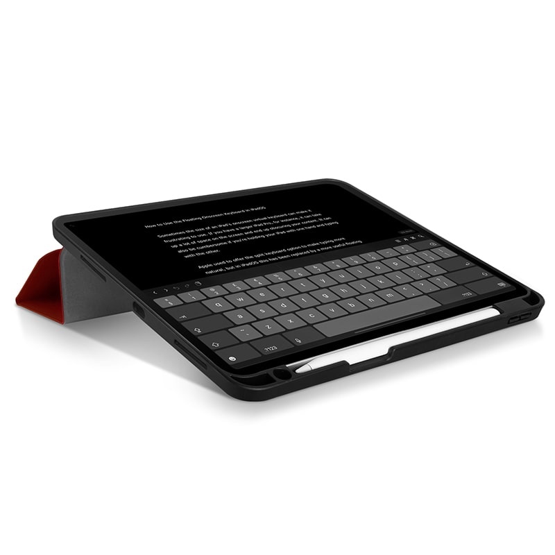 UNIQ TRANSFORMA RIGOR New iPad Air 10.9 (2020) Antimicrobial Case - Coral (Red)