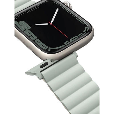 UNIQ REVIX Reversible Magnetic Apple Watch Strap for Series 1-10, SE/SE2 & Watch Ultra  49/45/44/42MM - Sage (Beige)
