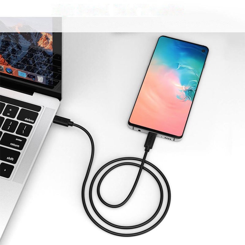 Choetech USB Type C - USB Type C cable 3A 3m - Black (CC0004)