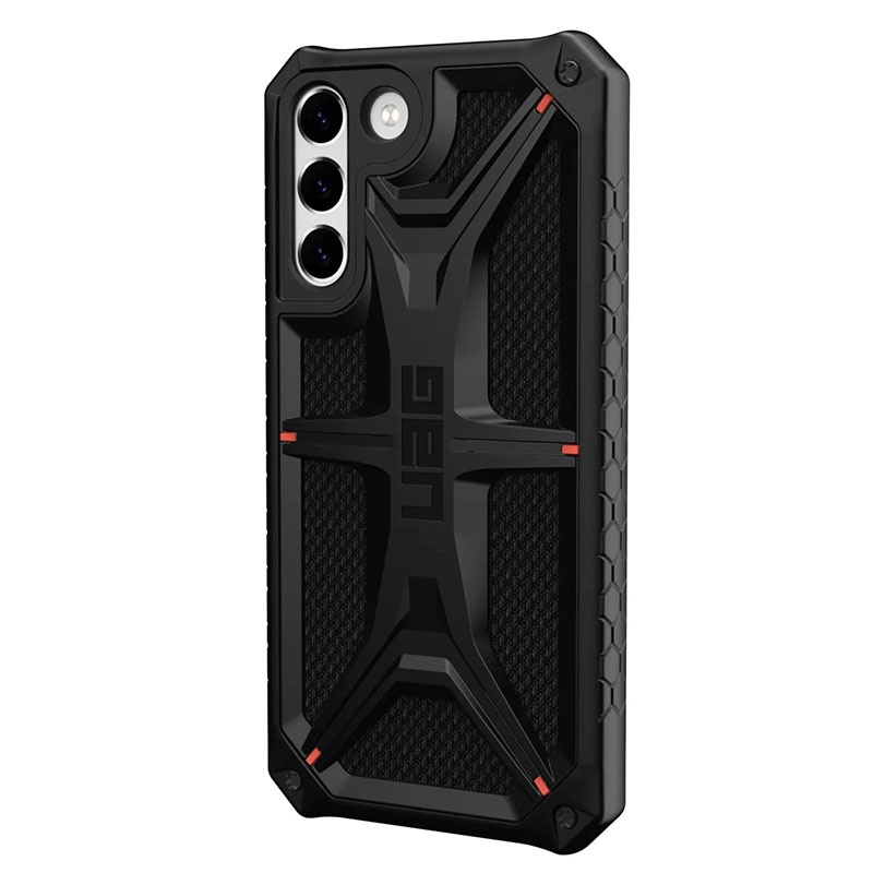 UAG Samsung Galaxy S22+ Phone Case Monarch - Kevlar Black - 810070368609