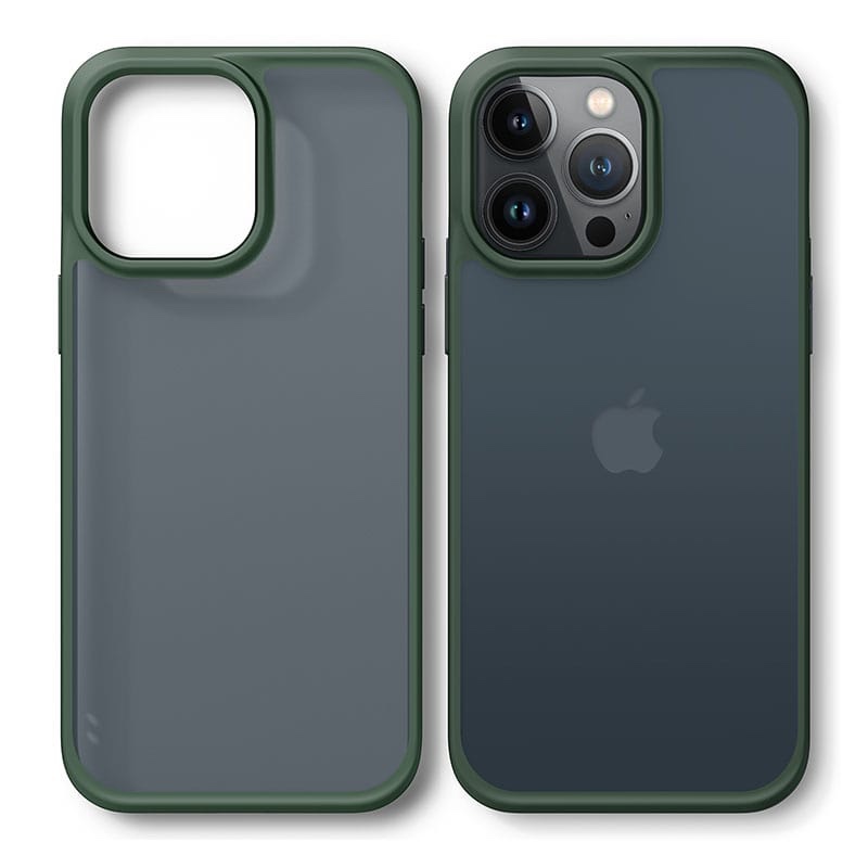 Torras Guardian Series Phone Case for iPhone 14 Pro Max 6.7 Inch - Dark Green