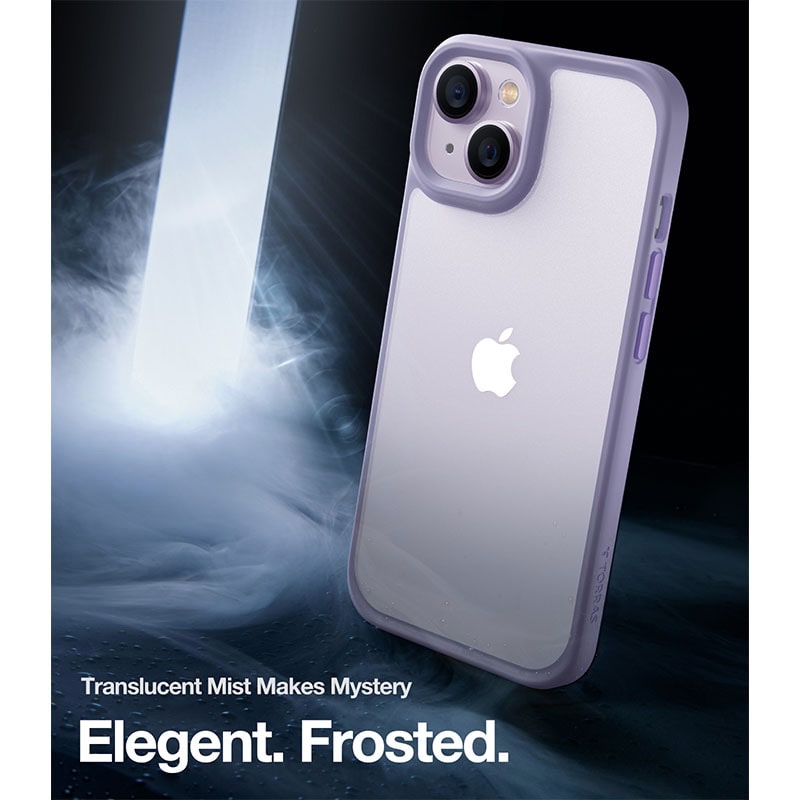Torras Guardian Series Phone Case for iPhone 14 6.1 Inch - Light Purple
