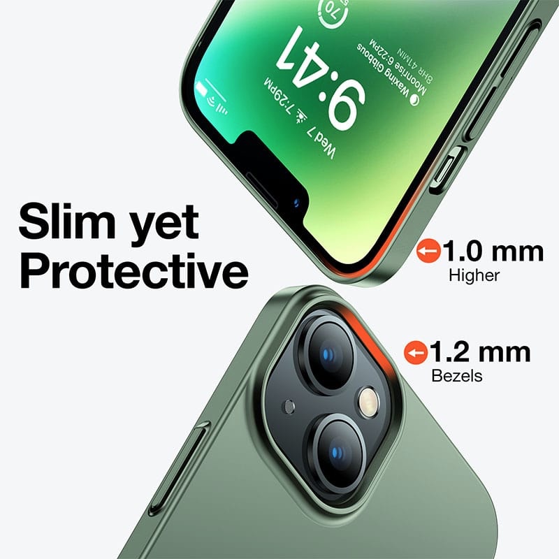 Torras Decency Series Phone Case for iPhone 14 6.1 Inch - Green