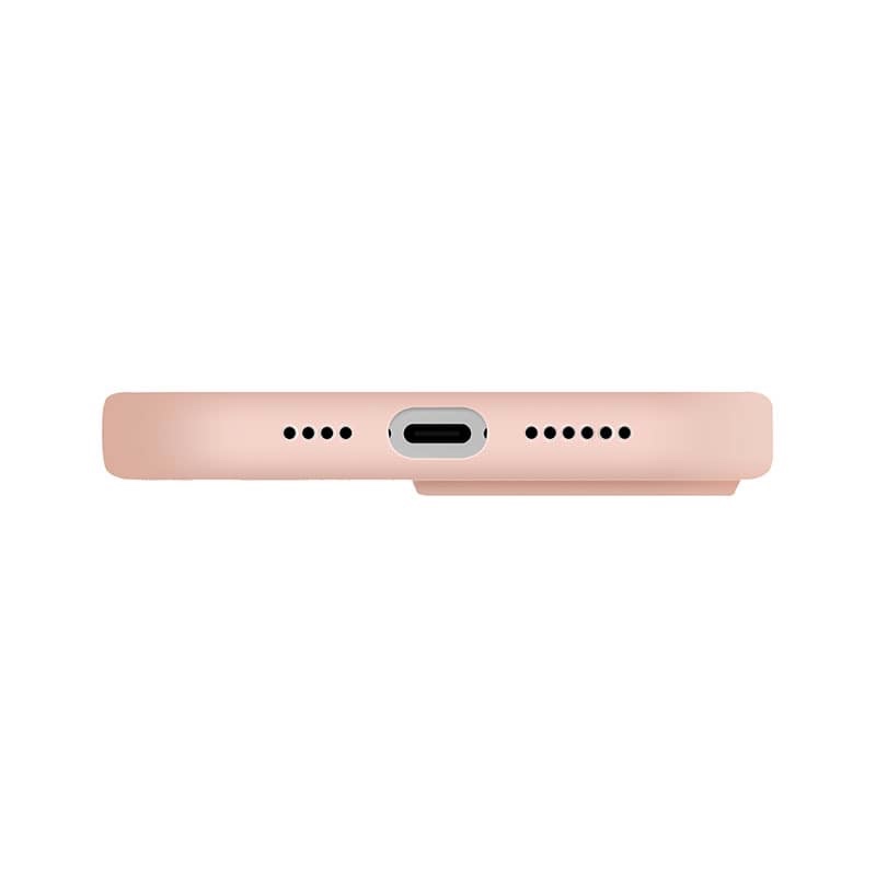 UNIQ Lino Hue Phone Case Magsafe/MagClick Compatible for iPhone 14 Plus - Blush (Pink)