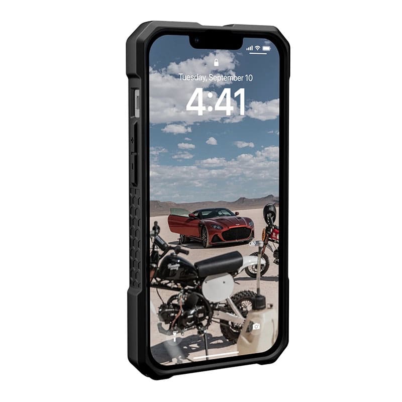 UAG Monarch Pro Magsafe Series Phone Case for iPhone 14 & iPhone 13- Kevlar Black
