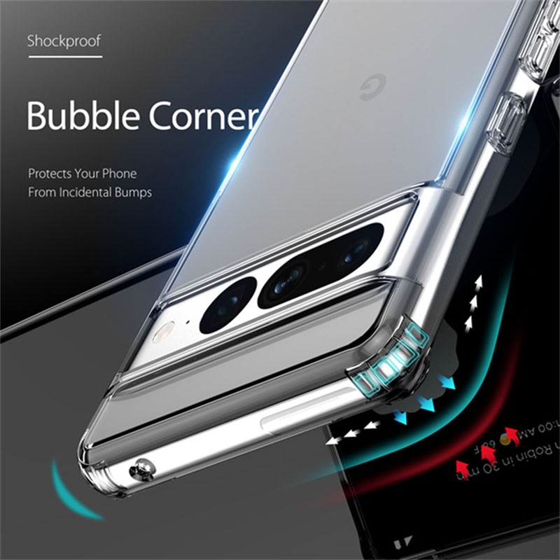 Transparent Phone Case for Google Pixel 7 Pro Ultra Thin - Crystal Clear
