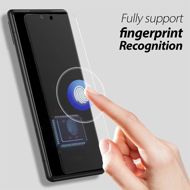 Whitestone Dome Glass For Google Pixel 7 Pro Tempered Glass Screen Protector with 1 Pack of Camera Protector - 2 Pack of Glass with UV Kit