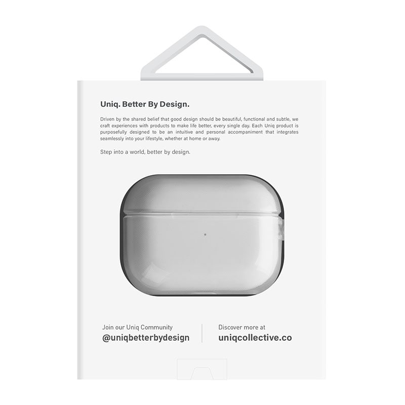 UNIQ Glase AirPods Pro 2nd Gen (2022) Hang Case - Glossy Clear
