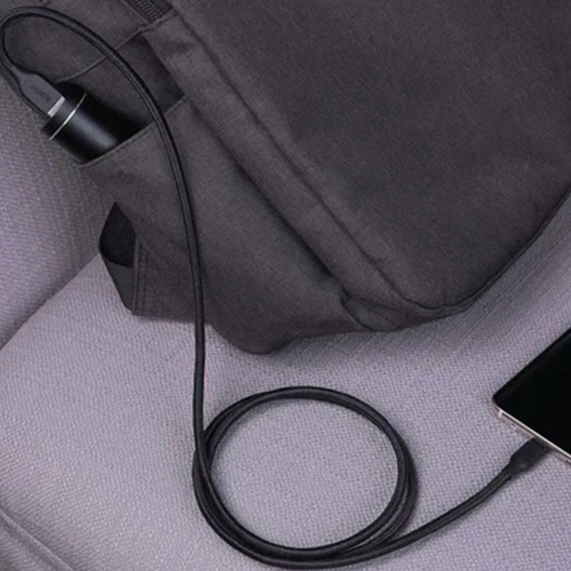 Aukey CB-AC1 – Braided Nylon USB 3.0 Gen 1 A to C Cable (3.95ft) - Black