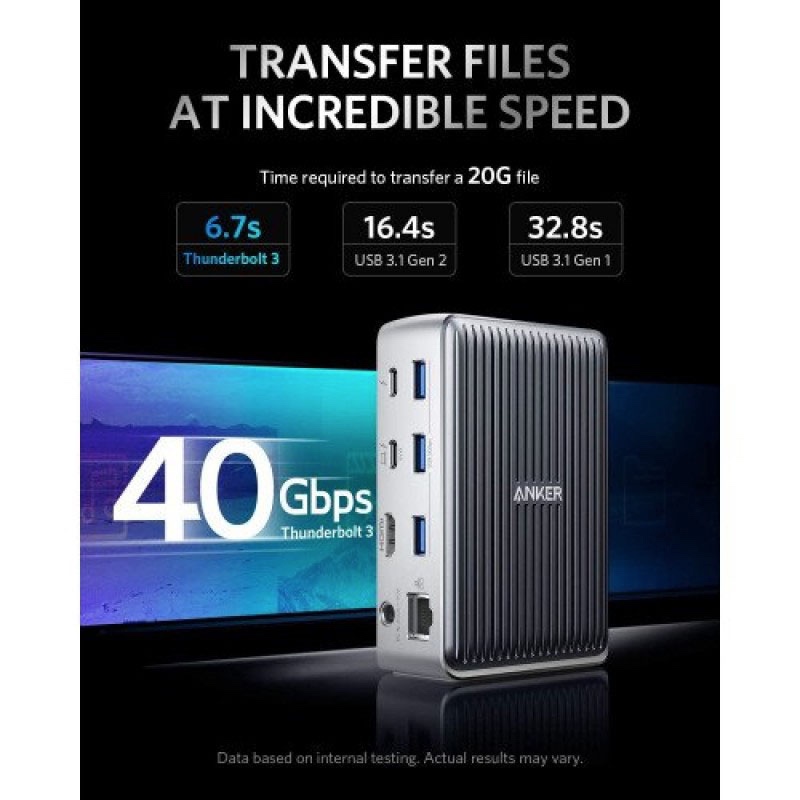 Anker 577 Thunderbolt Docking Station (13-In-1, Thunderbolt 3)