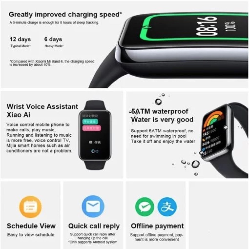 Xiaomi Mi Band 7 Pro Global Version - Black