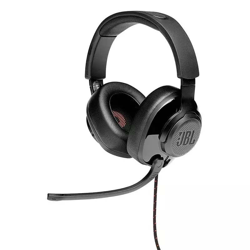 JBL Quantum 300 - Wired Over-Ear Gaming Headphones with JBL Quantum Engine Software - Black