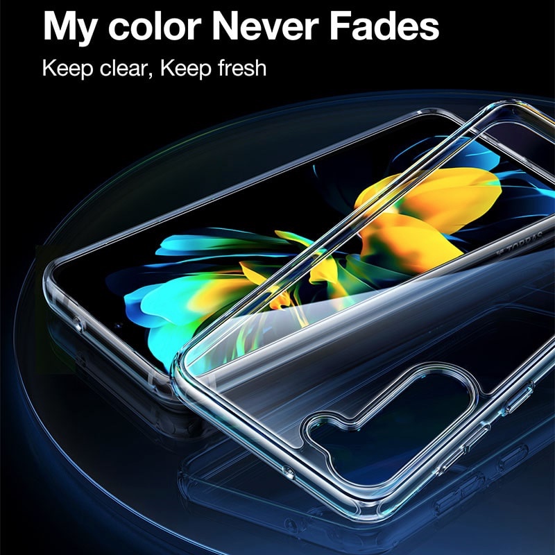 Torras Diamond Series Phone Case for Samsung Galaxy S23 Plus - Clear - X0031JSARV