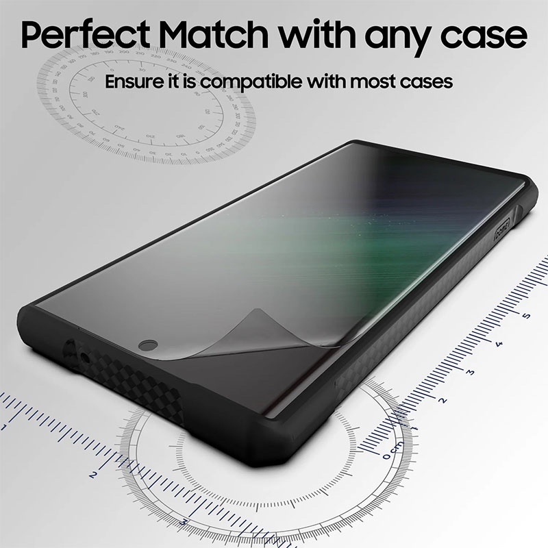 Whitestone Dome UV GEN Film For Samsung Galaxy S23 Ultra Hard Coated Film Screen Protector with UV light - 2 Pack of Film