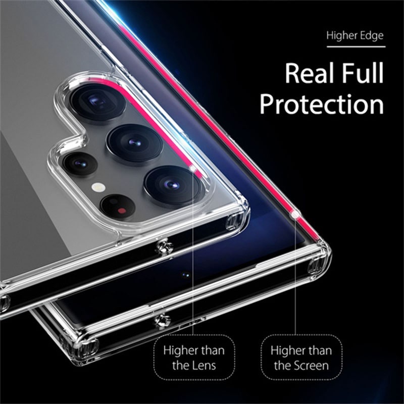 Samsung Galaxy S23 Ultra Clin Series Clear Case - Transparent Clear