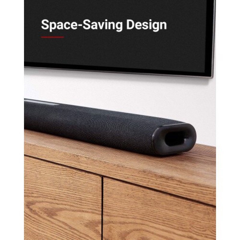 Nebula Soundbar – Fire TV Edition, 4K HDR Support, 2.1 Channel, Built-In Subwoofers, Voice Remote With Alexa