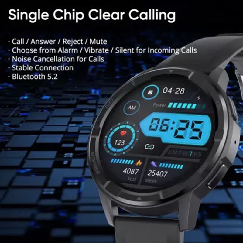 Dizo by Realme Watch R Talk Go Smart Watch - Black