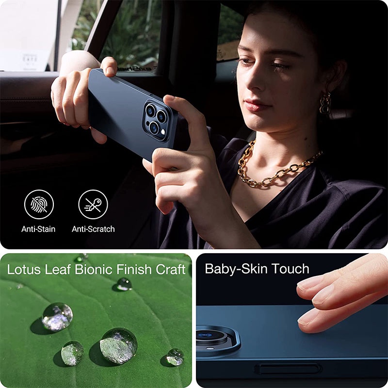 Torras OriginFit-Mag Series Phone Case for iPhone 14 Pro - Navy Blue