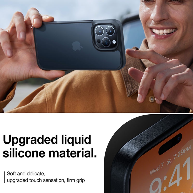 Torras Guardian Series Phone Case for iPhone 15 Pro 6.1? – Black - X003VYYAS1