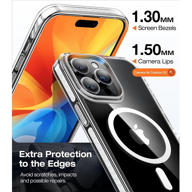 Torras Sparka-Mag Series Magsafe Compatible Phone Case for iPhone 15 Pro 6.1