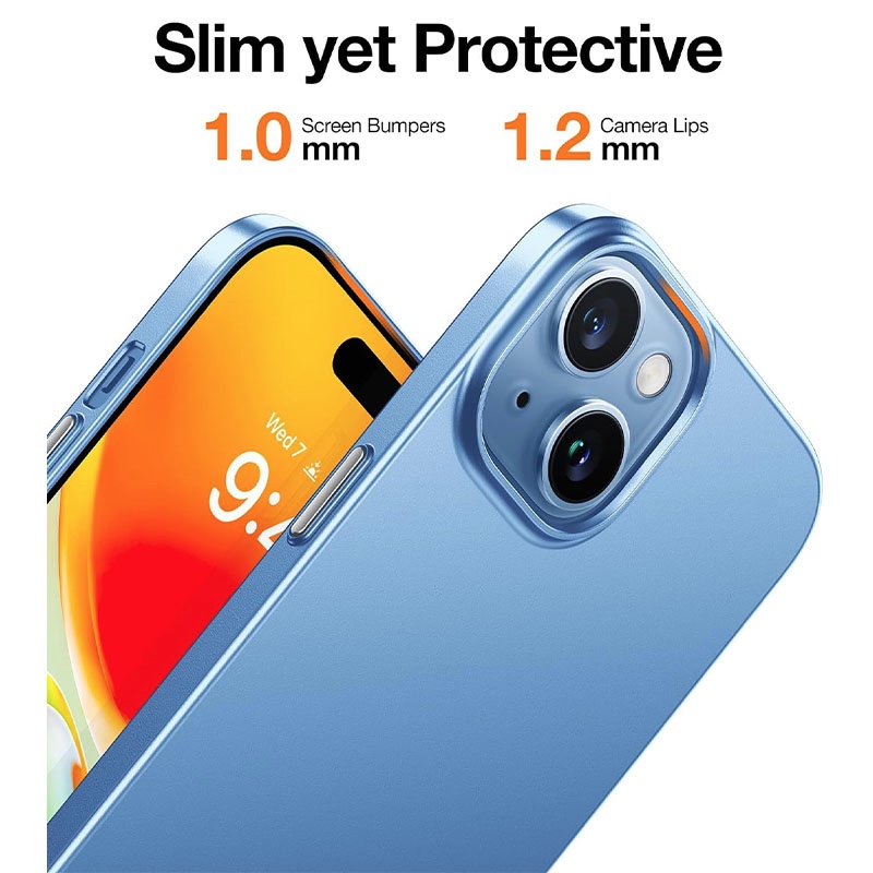 Torras OriginFit Series Phone Case for iPhone 15 6.1? – Light Blue