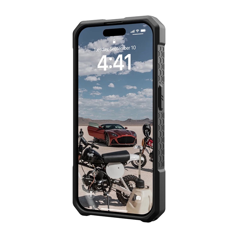 UAG Monarch Pro Series Phone Case for iPhone 15 Pro Max - Kevlar Black