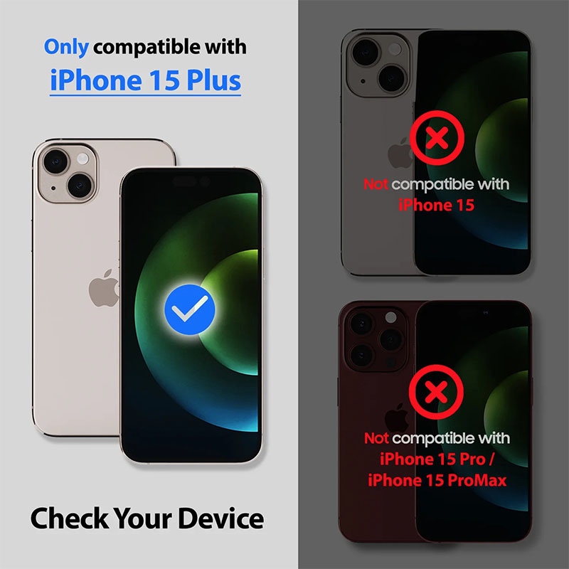 iPhone 15 Plus Whitestone Dome [UV GEN] Hard Coated Film Screen Protector with UV light – 2 Pack Film