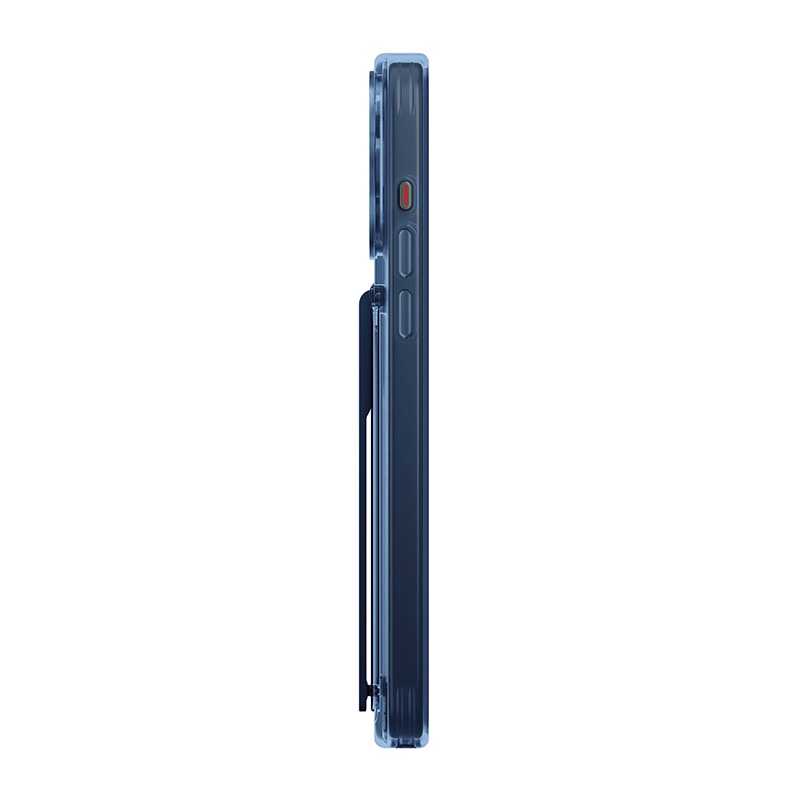 Uniq Heldro Mount Case with Stand for iPhone 15 Pro Max – Deep Blue