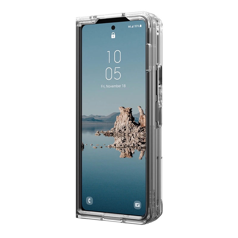 UAG Plyo Pro Series Phone Case for Samsung Galaxy Z Fold 5 - Ice/Silver