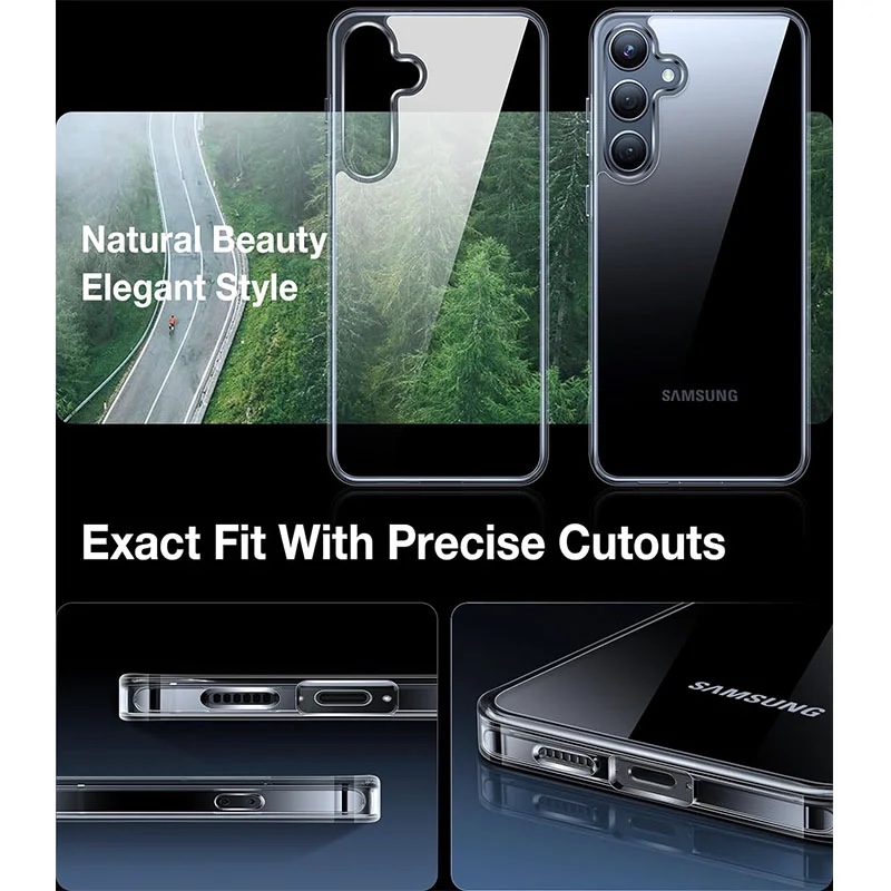 Torras Diamond Series Phone Case for Samsung Galaxy S24 – Clear