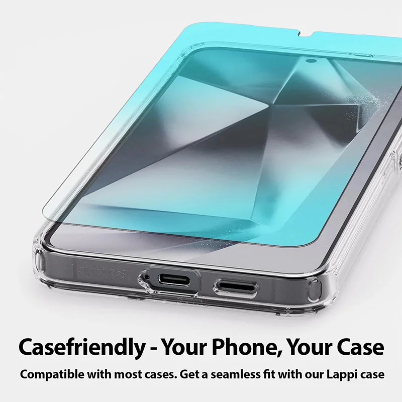 Whitestone [Dome Glass] Tempered Glass Screen Protector Liquid Dispersion Tech For Samsung Galaxy S24 Plus with UV Kit – 2 Pack