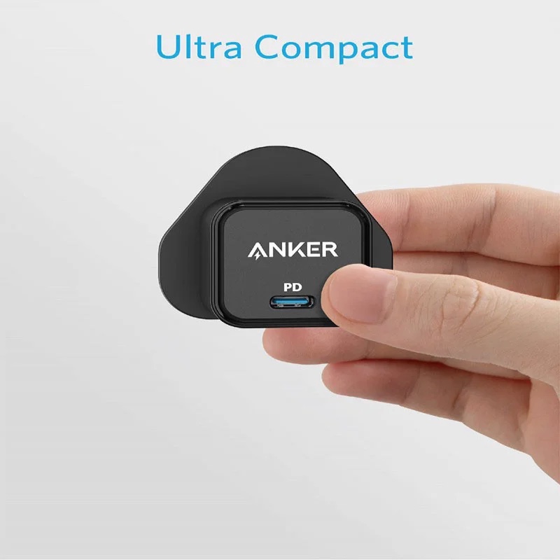 Anker PowerPort III 20W Type C Cube Charger – Black