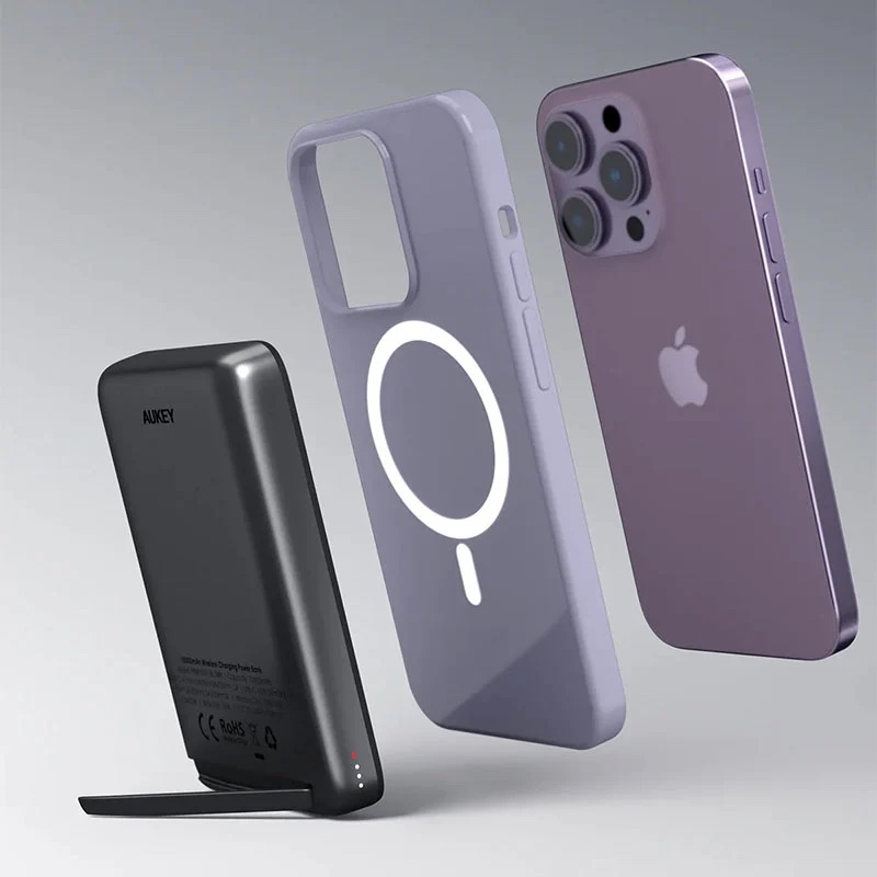 AUKEY MagLynk 10000mAh Magnetic Wireless Charging Power Bank - PB-MS02