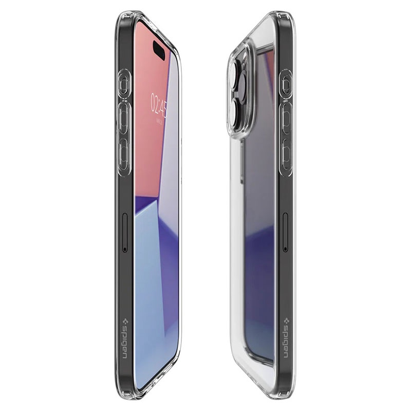 Spigen Crystal Flex Phone Case for iPhone 15 Pro – Crystal Clear