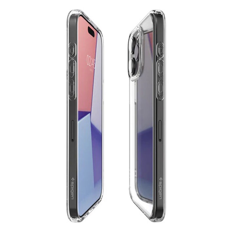 Spigen Crystal Hybrid Phone Case for iPhone 15 Pro Max – Crystal Clear