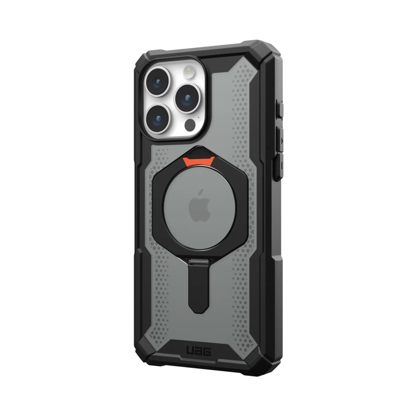 UAG Plasma XTE Magnetic Magsafe Compatible Phone Case for iPhone 15 Pro Max – Black/Orange