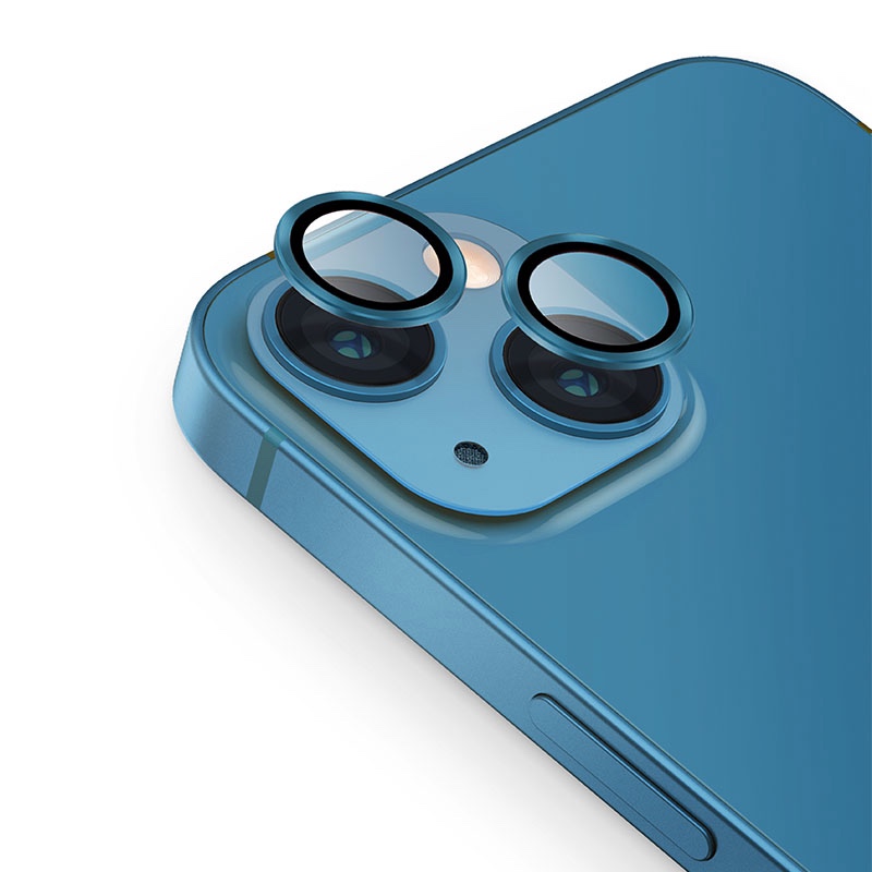 UNIQ Optix iPhone 13 / 13 Mini Camera Lens Protector – Caspian (Blue)