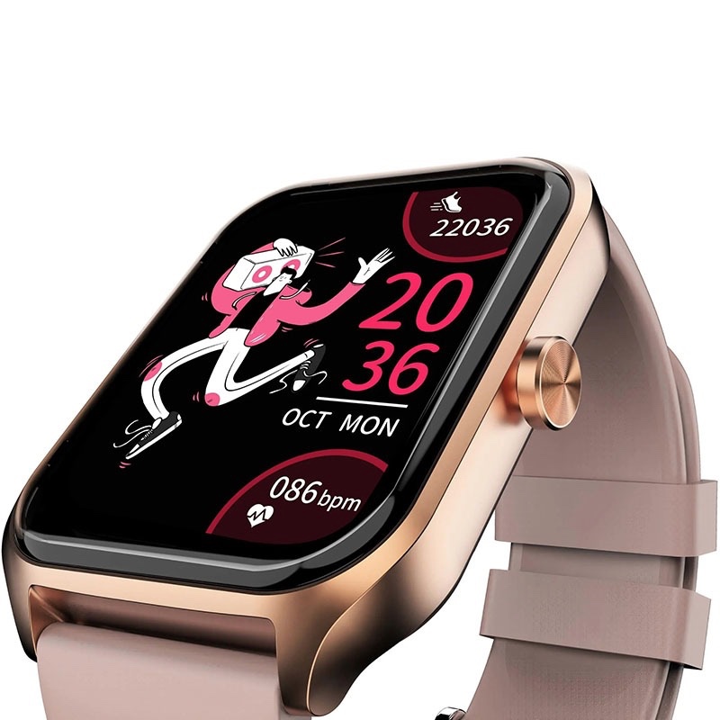 HiFuture Ultra 2 Pro Calling Smartwatch with Touch Screen Fitness Tracker with Heart Rate and Waterproof Pedometer - Pink