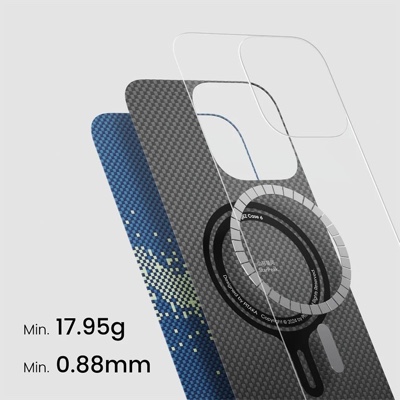 Pitaka StarPeak Tactile Woven case for iPhone 16 Pro - Milky way galaxy