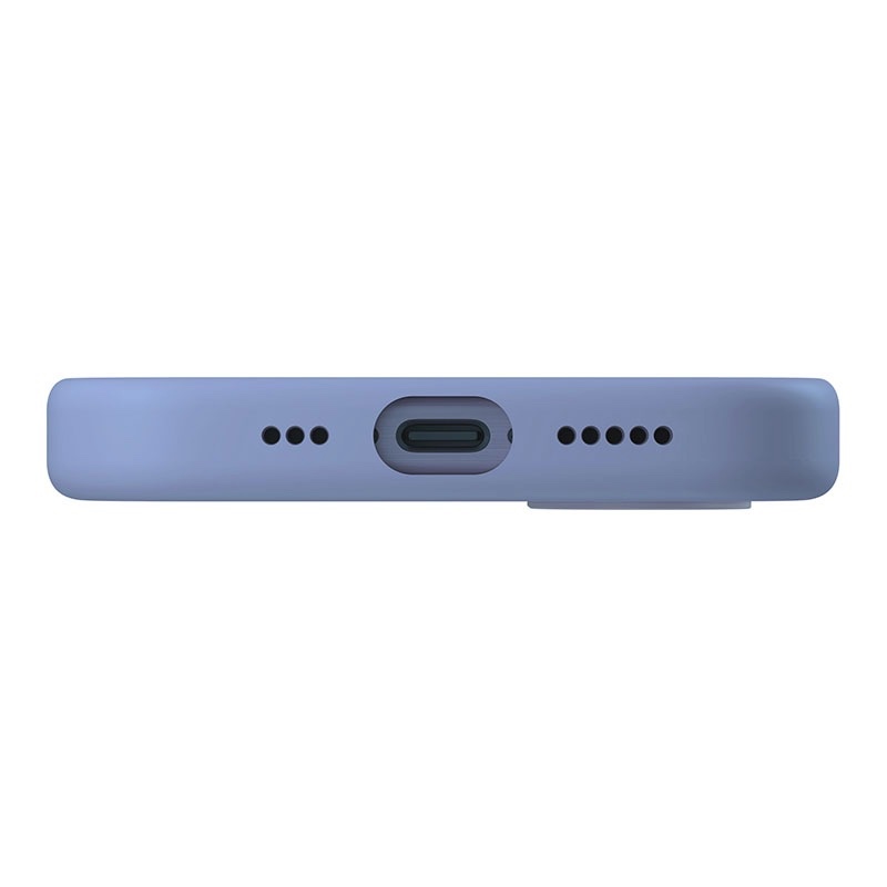 UNIQ Lino Hue MagClick Magsafe Compatible Phone Case for iPhone 16 – Blue