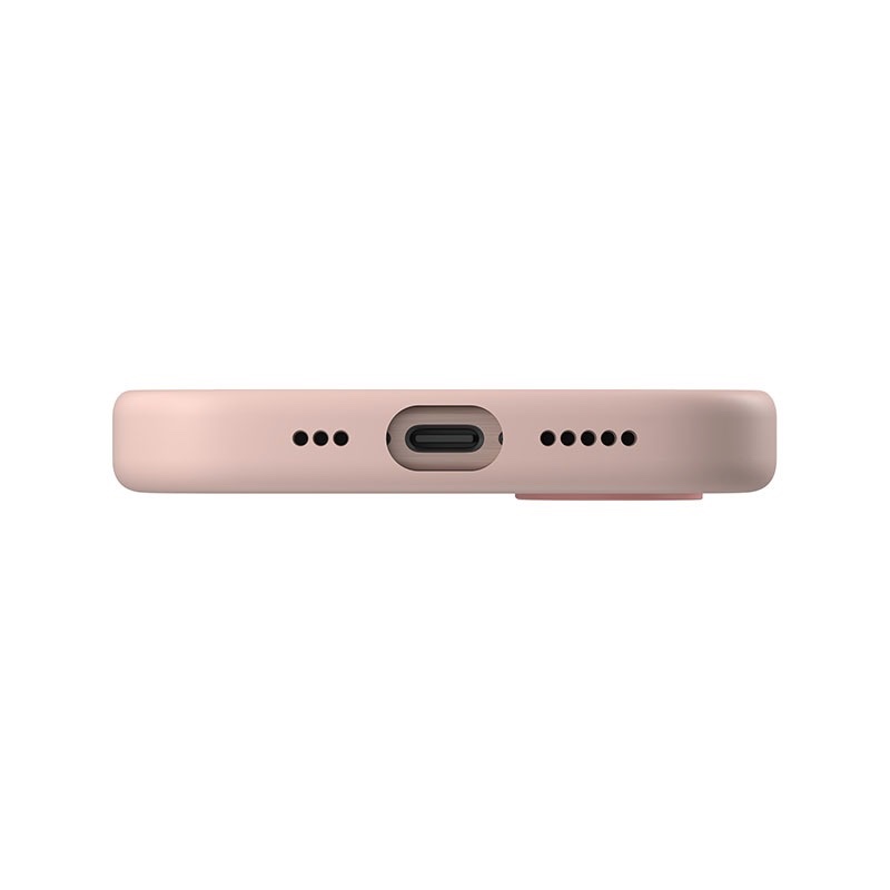 UNIQ Lino Hue MagClick Magsafe Compatible Phone Case for iPhone 16 Pro – Pink