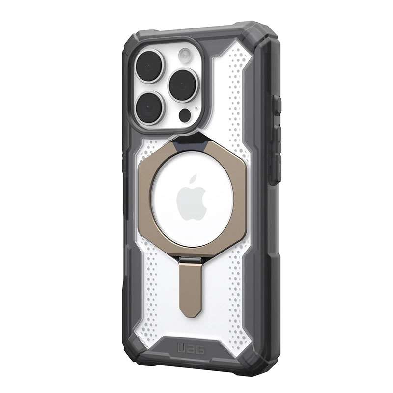 UAG Plasma XTE MagSafe Compatible Phone Case for iPhone 16 Pro - Ash/Titanium