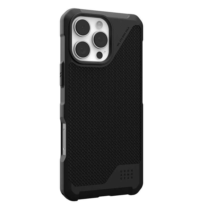 UAG Metropolis LT Magsafe Compatible Phone Case for iPhone 16 Pro Max - Kevlar Black