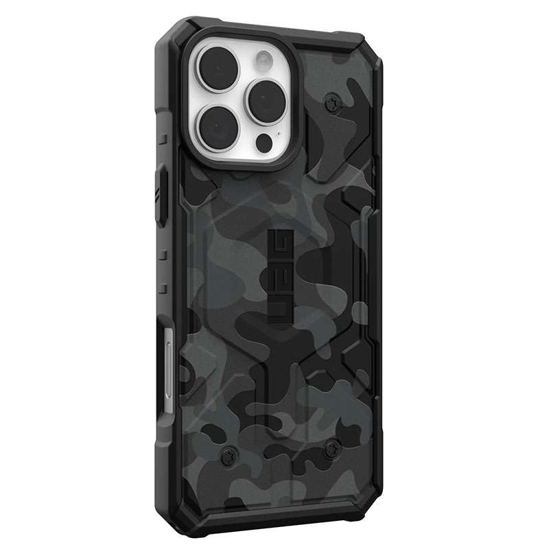 UAG Pathfinder SE Magsafe Compatible Phone Case for iPhone 16 Pro Max – Midnight Camo