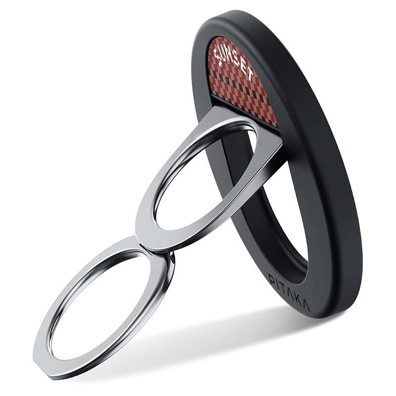 Pitaka Sunset Moonrise Tactile Woven Case with MagSafe Grip3 for iPhone 16 Pro Max - (Sunset)